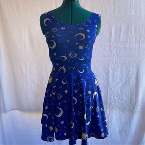 CowCow Stars & Moon Astrology Dress